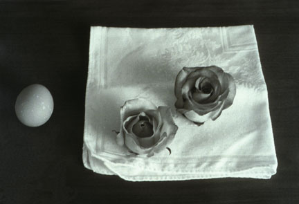 An Egg & Two Roses