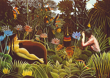 Rousseau1 Postcard"The Dream"