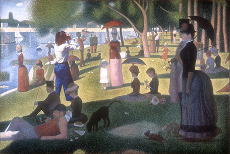 Seurat Postcard"Island of La Grande Jatte: