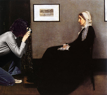 Whistler Postcard "The Artist's Mother"